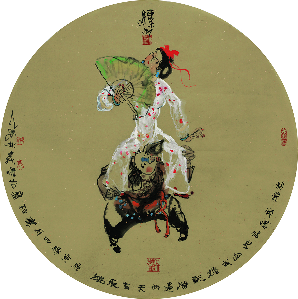 猪八戒背媳妇--二人转系列66X66cm - 副本.jpg