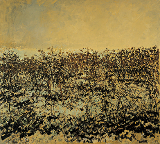 葵园十二景·东风破  Twelve Views of a Sunflower Field Ⅹ·油画·oil painting·180×200 cm·2006.jpg