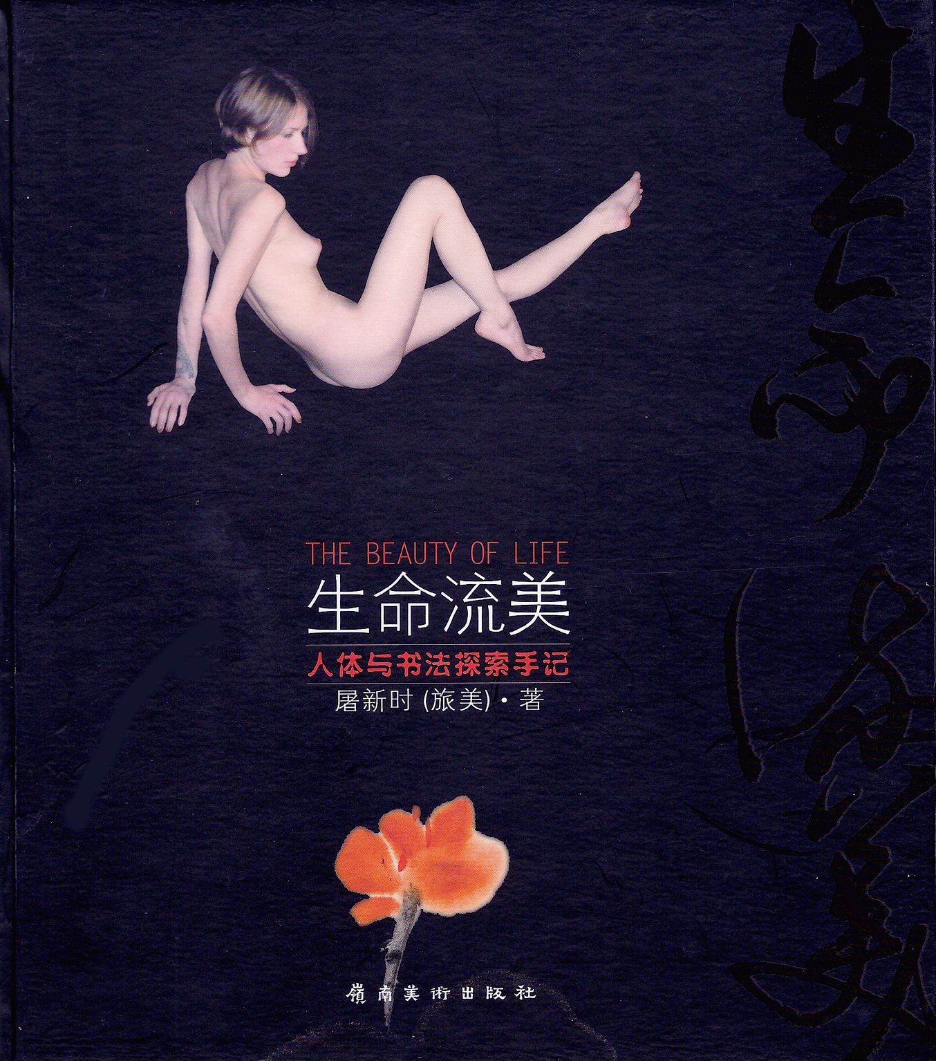 书法 散文 摄影集《生命流美》， 著名学者刘再复、陆致极作序言